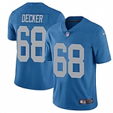 Nike Detroit Lions #68 Taylor Decker Blue Throwback NFL Vapor Untouchable Limited Jersey,baseball caps,new era cap wholesale,wholesale hats